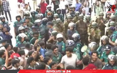 খামারবাড়িতে কৃষি ডিপ্লোমা শিক্ষার্থীদের ব্লকেড কর্মসূচি, সতর্ক অবস্থানে আইনশৃঙ্খলা বাহিনী