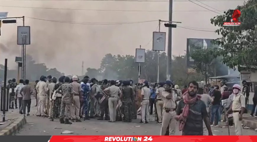 পুলিশের সঙ্গে সংঘর্ষে উত্তাল মুর্শিদাবাদ : বিভিন্ন জায়গায় ১৪৪ ধারা জারি, গ্রেপ্তার ১১৮