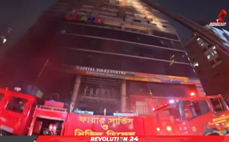 বেইলি রোডে রেস্টুরেন্টে আগুন, নিয়ন্ত্রণে কাজ করছে ফায়ার সার্ভিসের ৬ ইউনিট