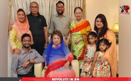 পারিবারিক আবহে উৎফুল্লে সময় কাটাচ্ছেন খালেদা জিয়া