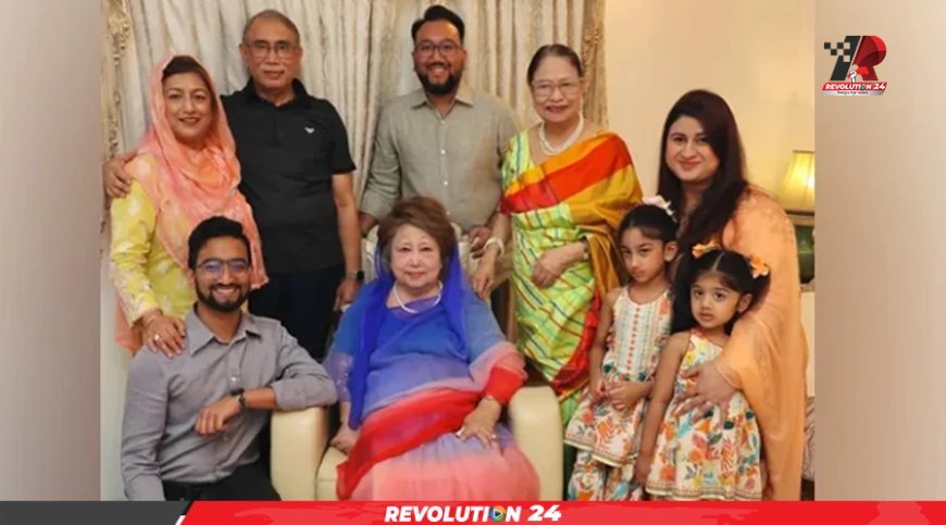পারিবারিক আবহে উৎফুল্লে সময় কাটাচ্ছেন খালেদা জিয়া