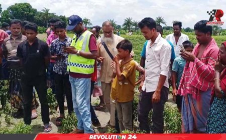 ঝিনাইদহে মাঠে কাজের সময় বাবাকে কোদাল দিয়ে হত্যা করল ছেলে