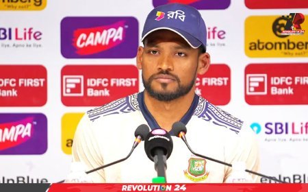 টেস্ট অধিনায়কত্ব ছাড়ার ঘোষণা দিলেন শান্ত