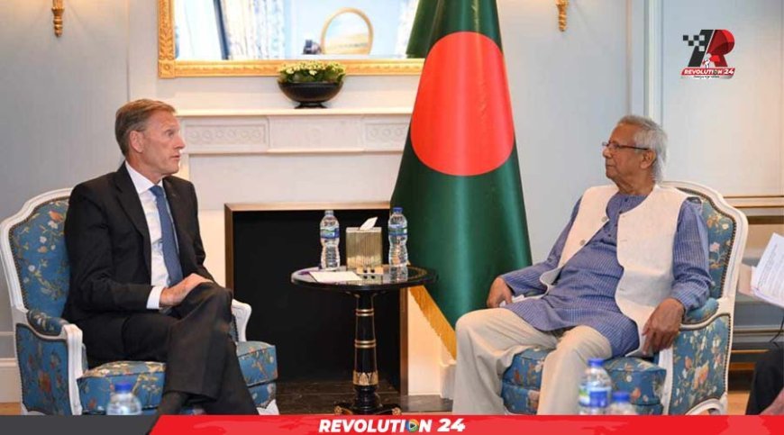 লন্ডনে এয়ারবাসের শীর্ষ কর্মকর্তার সঙ্গে প্রধান উপদেষ্টার বৈঠক