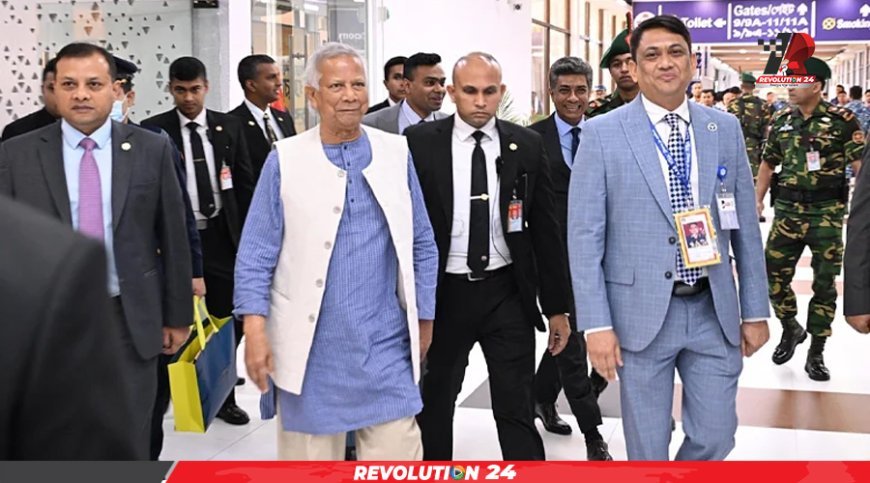 যুক্তরাজ্যে ৪ দিনের সফর শেষে দেশে ফিরলেন প্রধান উপদেষ্টা