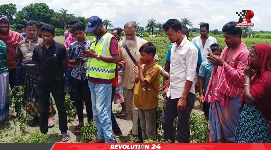 ঝিনাইদহে মাঠে কাজের সময় বাবাকে কোদাল দিয়ে হত্যা করল ছেলে