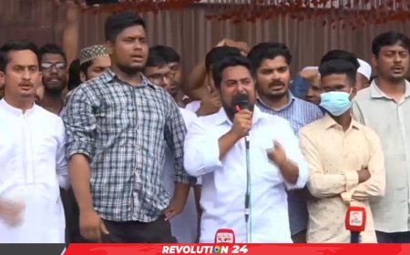 সমাবেশস্থলে হামলার উপযুক্ত জবাব দেয়ার ঘোষণা নাহিদ ইসলামের