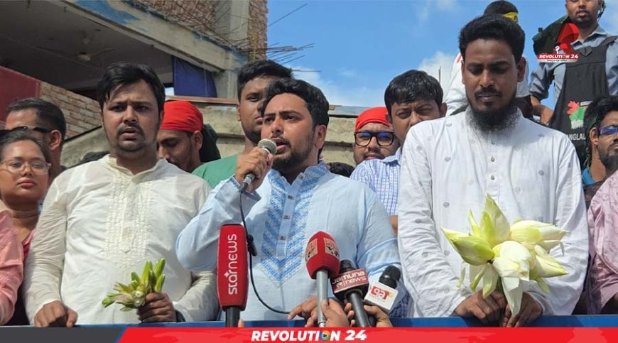 সীমান্তে আর কোনো অনুপ্রবেশ বরদাশত করা হবে না: নাহিদ ইসলাম