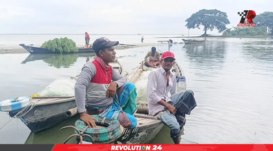 মেঘনায় মাছ নেই, কিস্তির চাপে জর্জরিত জেলেরা