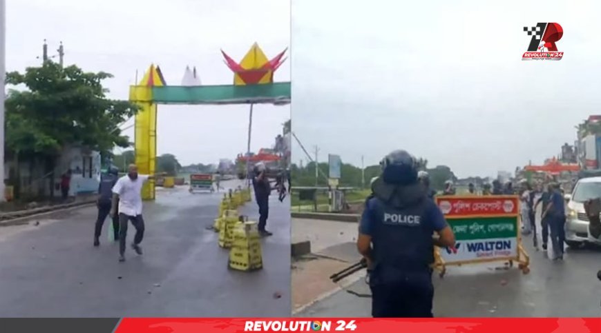 আ. লীগের হামলা, পুলিশ সুপারের কার্যালয়ে আশ্রয় নিয়েছে এনসিপি নেতারা