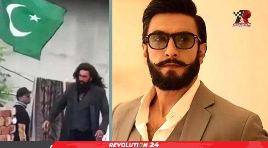 সিনেমার সেটে পাকিস্তানের পতাকা, কটাক্ষের মুখে রণবীর সিং