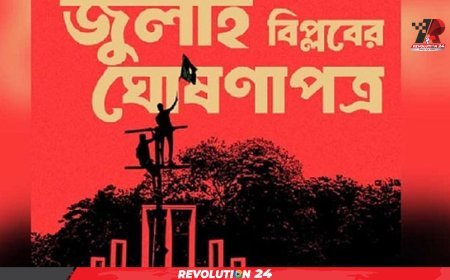 ৫ আগস্ট বিকেলে জাতির সামনে জুলাই ঘোষণাপত্র উপস্থাপন