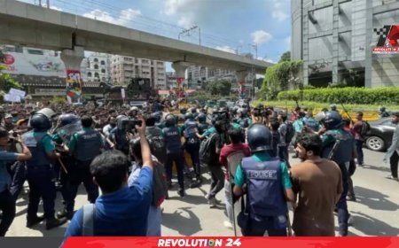 যমুনা অভিমুখে যাওয়ার চেষ্টা, পুলিশের সঙ্গে প্রকৌশল শিক্ষার্থীদের পাল্টাপাল্টি ধাওয়া