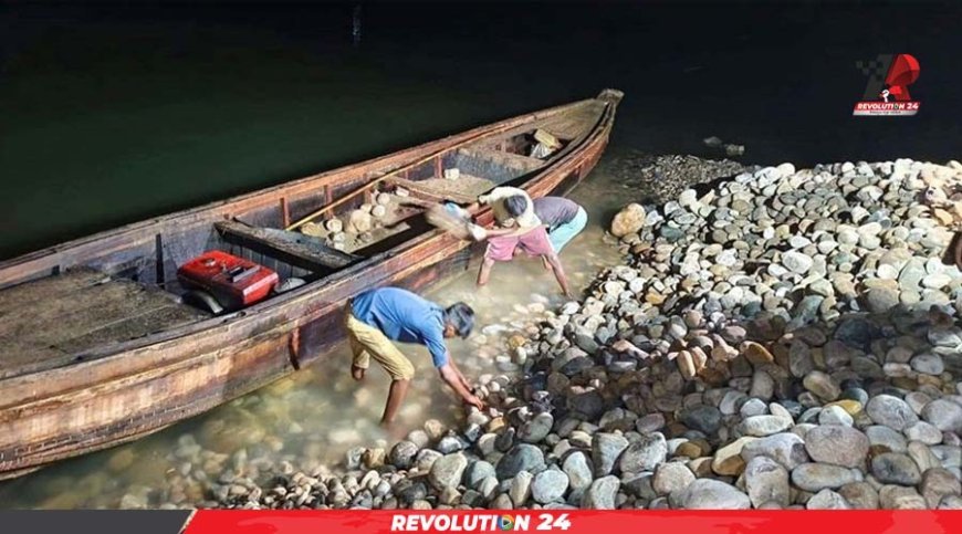 সিলেটের ভোলাগঞ্জে পাথর লুটের ঘটনায় আটক ৫ জন