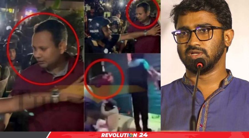 মেরুন টি-শার্ট পরা সেই ব্যক্তির পরিচয় জানালেন রাশেদ খান