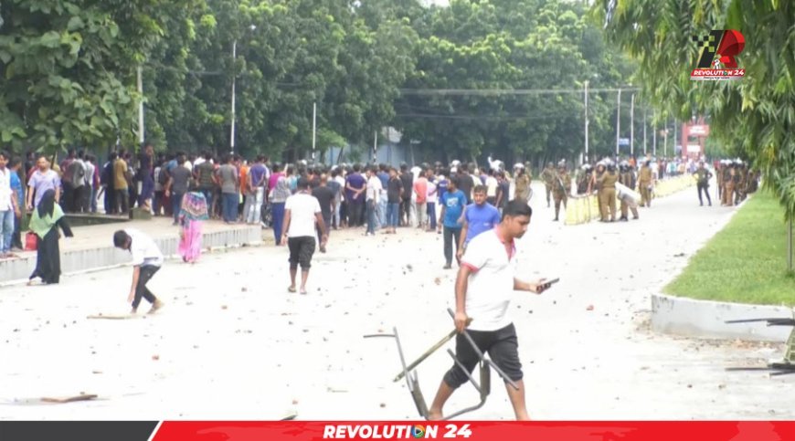 নীলফামারীতে আইনশৃঙ্খলাবাহিনীর সঙ্গে সংঘর্ষে শ্রমিক নিহত