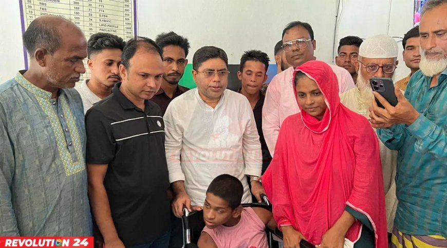 কেন্দুয়ায় তারেক রহমানের উপহার পেলেন বিশেষ চাহিদা সম্পন্ন শিশু রিফাত