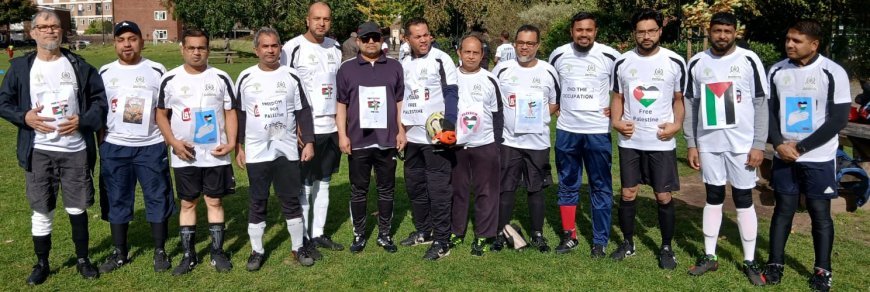 ফিলিস্তিনে গণহত্যার প্রতিবাদ ও গ্লোবাল সুমুদ ফ্লোটিলার সঙ্গে সংহতি জানালো যুক্তরাজ্য মোহামেডান