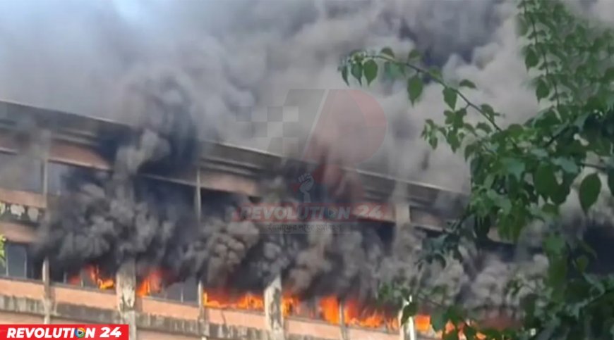 চট্টগ্রাম ইপিজেডে কারখানায় ভয়াবহ আগুন
