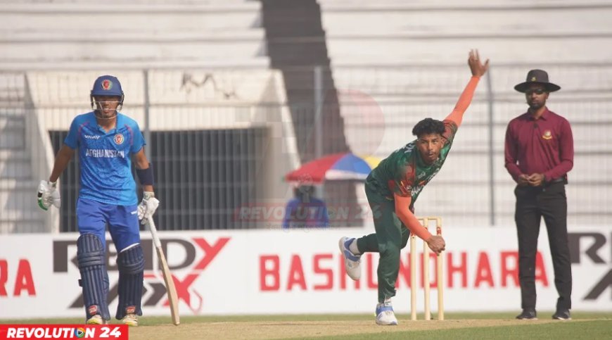 বৃষ্টিতে ভেসে গেল বাংলাদেশ–আফগানিস্তান যুব দলের দ্বিতীয় ওয়ানডে