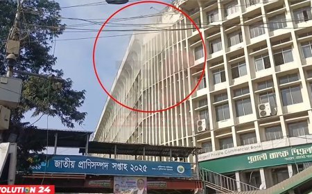 পিজি হাসপাতালে আগুন নিয়ন্ত্রণে, ফায়ার সার্ভিসের ৭ ইউনিটের তৎপরতা