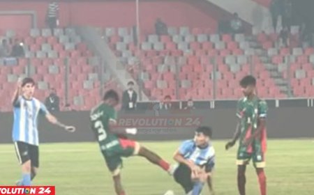 জানা গেল আর্জেন্টাইন ফুটবলারকে লাথি মারা সেই বাংলাদেশি ফুটবলারের পরিচয়