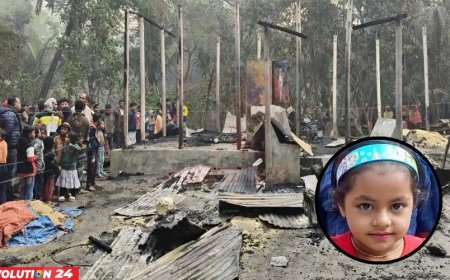 বিএনপি নেতার ঘরে অগ্নিসংযোগ হাসপাতালে কাতরাচ্ছে দগ্ধ বাবাসহ দুই বোন, হয়নি মামলা