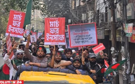 শাহবাগ থেকে শুরু হলো ‘মার্চ ফর ইনসাফ’ কর্মসূচি