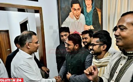 তারেক রহমানের সঙ্গে বাংলাদেশ ছাত্র অধিকার পরিষদের শুভেচ্ছা বিনিময়