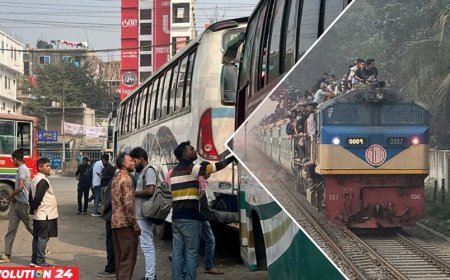 ভিড়, অতিরিক্ত ভাড়া আর সীমাহীন ভোগান্তিতেও ভোটযাত্রীদের চোখেমুখে উচ্ছ্বাস