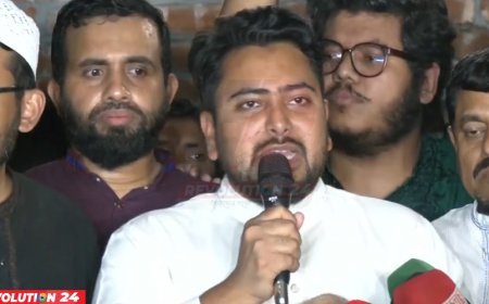 রাষ্ট্রপতিকে নিয়মতান্ত্রিক উপায়ে সরানোর প্রক্রিয়া শুরু করা উচিত: নাহিদ ইসলাম