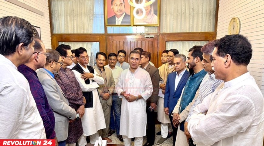 তারেক রহমানের সঙ্গে বিজয়ী প্রার্থীদের সৌজন্য সাক্ষাৎ