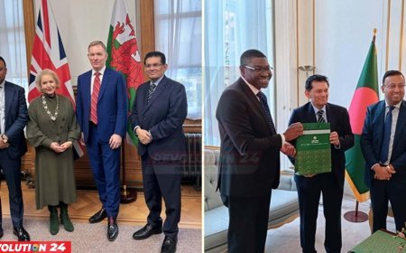 লন্ডনে ব্রিটিশ প্রতিমন্ত্রীর সঙ্গে পররাষ্ট্রমন্ত্রী ও প্রধানমন্ত্রীর উপদেষ্টার বৈঠক