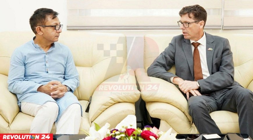 শিল্পমন্ত্রীর সঙ্গে নরওয়ে রাষ্ট্রদূতের সৌজন্য সাক্ষাৎ