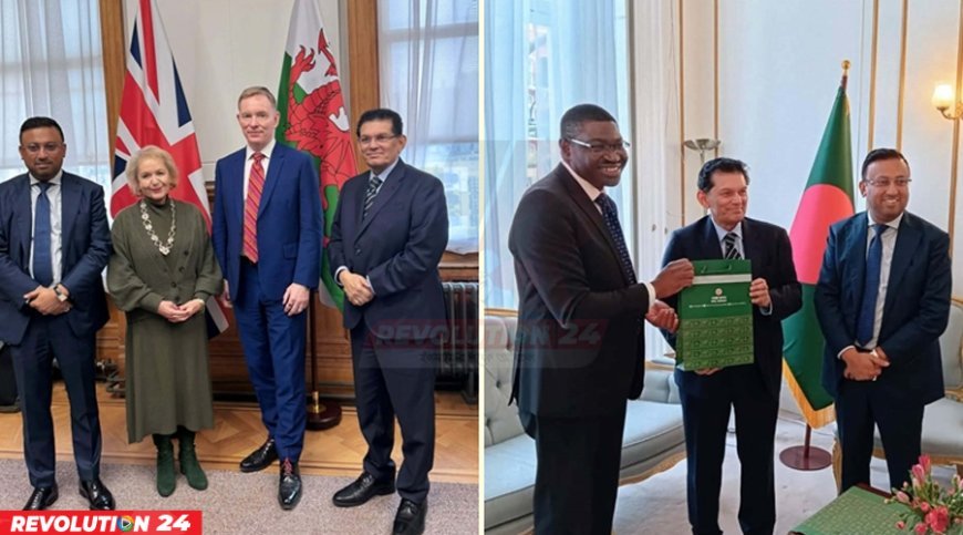 লন্ডনে ব্রিটিশ প্রতিমন্ত্রীর সঙ্গে পররাষ্ট্রমন্ত্রী ও প্রধানমন্ত্রীর উপদেষ্টার বৈঠক