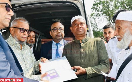 সৌদিতে নিহত প্রবাসী মামুনের মরদেহ গ্রহণ করলেন প্রবাসী কল্যাণ মন্ত্রী