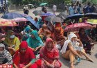 মহাখালী-তেজগাঁও সড়কে গার্মেন্টস শ্রমিকদের অবরোধ