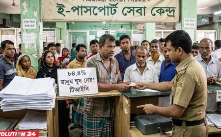 পাসপোর্ট অফিসে ঘুষের রেকর্ড, পিছিয়ে নেই বিআরটিএ ও ভূমি সেবা
