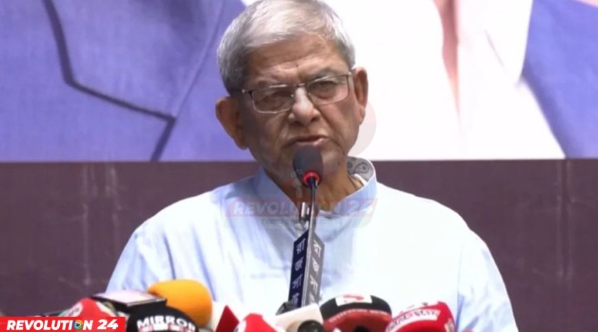 সংবাদপত্রের স্বাধীনতা রক্ষায় সরকার কাজ করছে: মির্জা ফখরুল