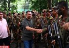 বিস্তীর্ণ জঙ্গলে সেনাবাহিনীর গ্রীষ্মকালীন মহড়া পরিদর্শনে প্রধানমন্ত্রী