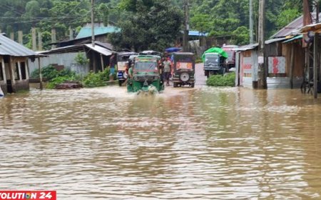 খাগড়াছড়িতে পাহাড়ি ঢলে পানিবন্দী ৪০ হাজার পরিবার
