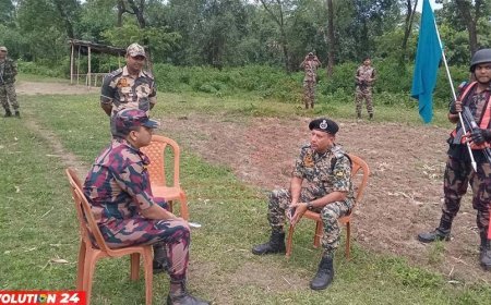 কৃষকদের সঙ্গে ধস্তাধস্তি, অস্ত্র ফেলে পালাল বিএসএফ সদস্যরা