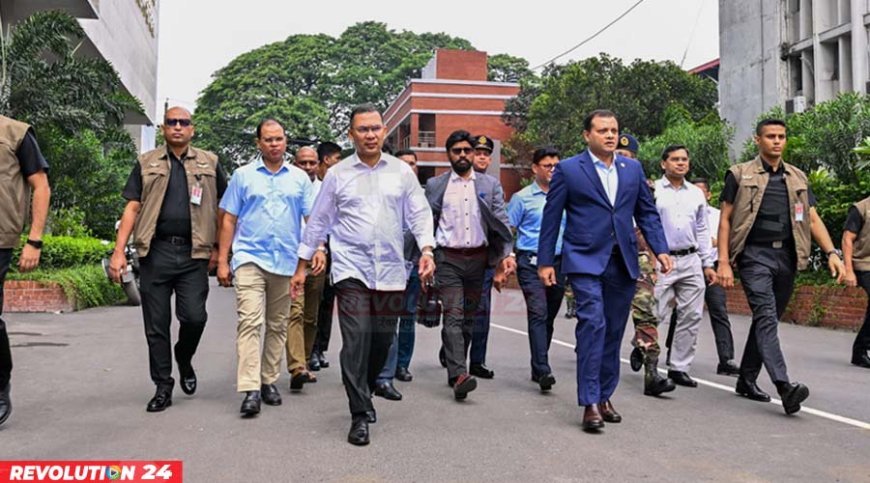 সচিবালয় থেকে হেঁটে ওসমানী মিলনায়তনে প্রধানমন্ত্রী তারেক রহমানের হাঁটা নিয়ে কৌতূহল