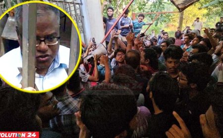 চুয়েটের ভিসি ২৪ ঘণ্টা অবরুদ্ধ তালা দিয়ে শিক্ষার্থীদের শাটডাউন