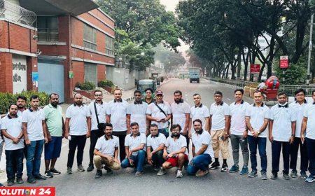জাতীয় প্রেস ক্লাবে  মিনি ম্যারাথন