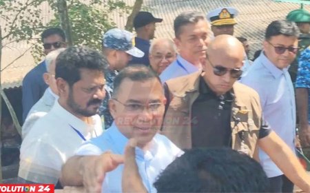 নৌপথে মোংলার পথে প্রধানমন্ত্রী  তারেক রহমান