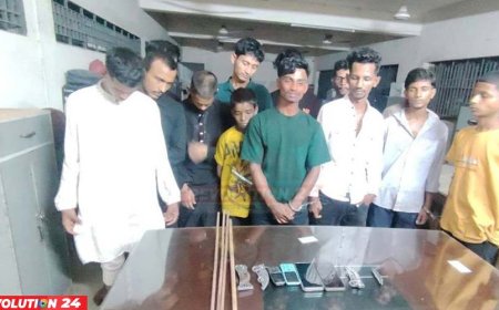মোহাম্মদপুরে ১৩  ছিনতাইকারী গ্রেপ্তার