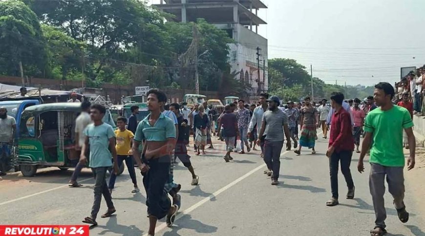 মোহাম্মদপুরে সড়ক অবরোধ যানজটে চরম ভোগান্তি
